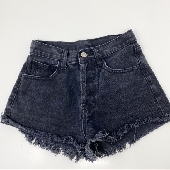 Brandy Melville Pants - Brandy Melville Black Jean Shorts XS